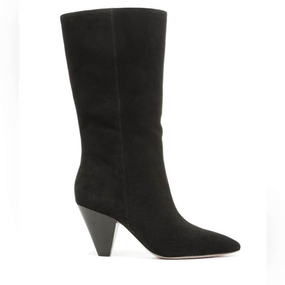 NWT Veronica Beard BLONDIE COCO SPORT, BLK SUEDE
STYLE #l2274L1001
US 8 1/2 M